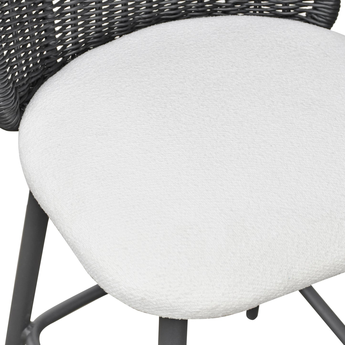 Alexa Performance Fabric Outdoor Stool by TOV O68960