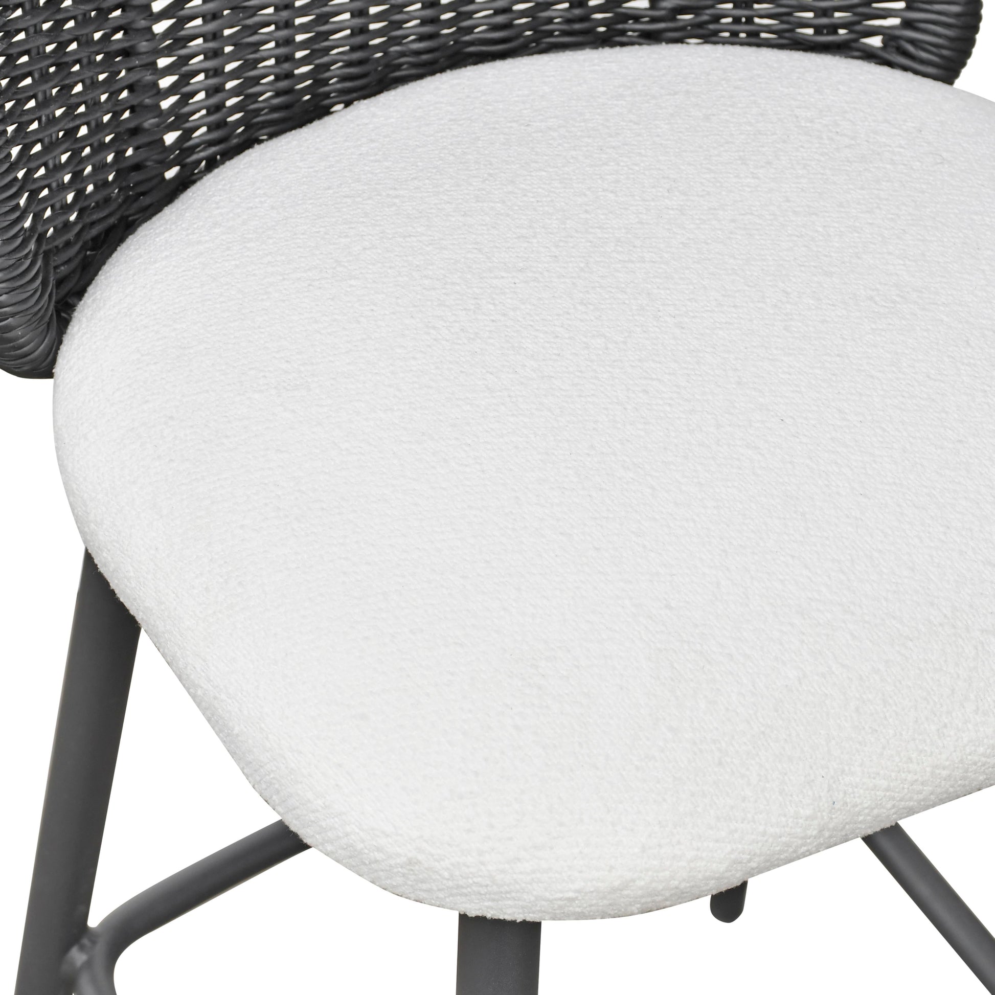 Alexa Performance Fabric Outdoor Stool by TOV O68961