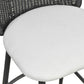 Alexa Performance Fabric Outdoor Stool by TOV O68961