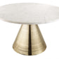 Tempo 30 Marble Round Coffee Table by TOV Oc18128