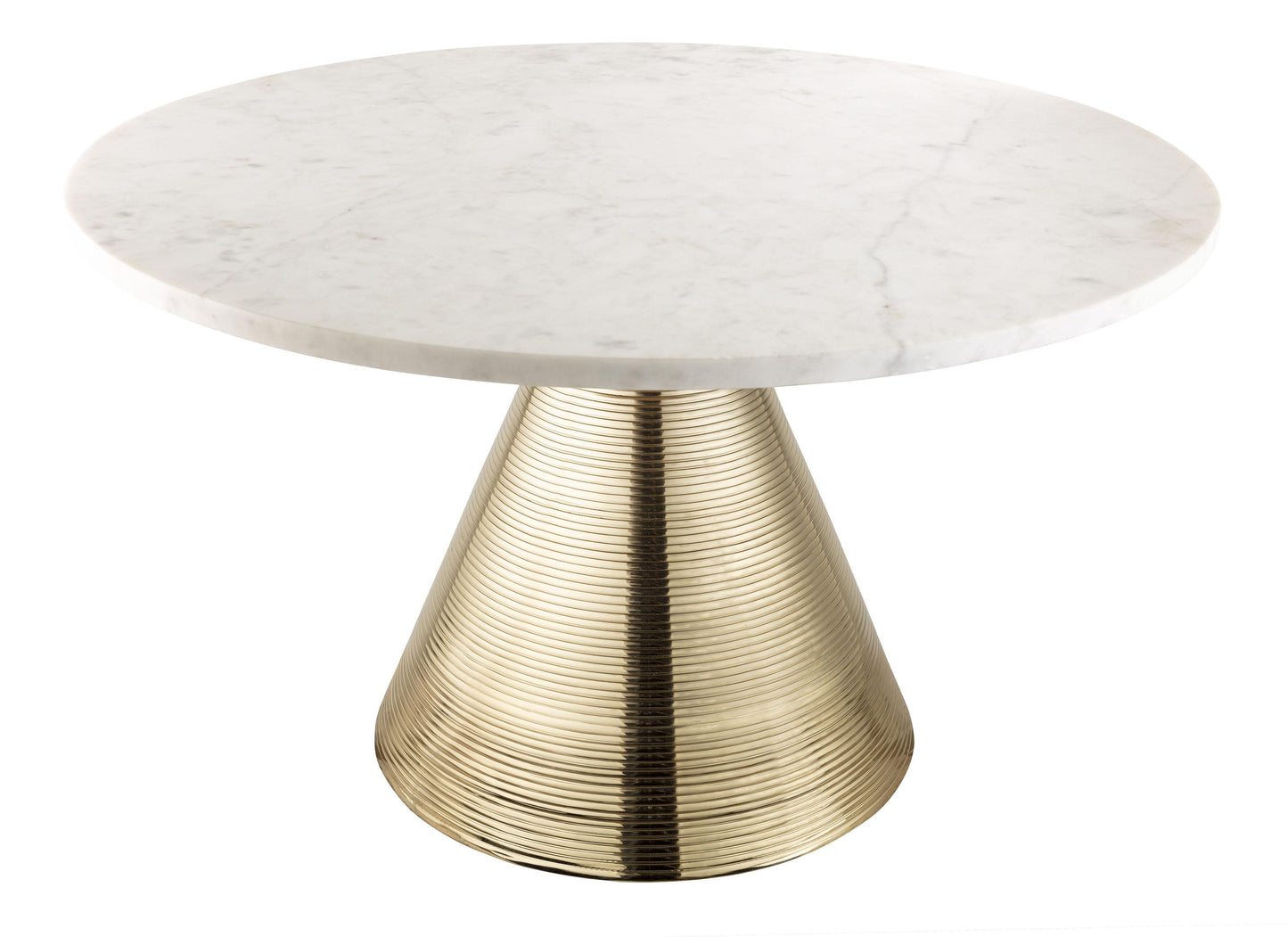 Tempo 30 Marble Round Coffee Table by TOV Oc18128