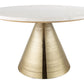 Tempo 30 Marble Round Coffee Table by TOV Oc18128