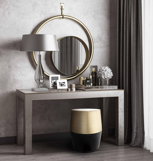 Jadran Accent Stool by TOV Furniture – photo 2 of 5