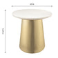Bleeker Marble Side Table by TOV Oc18135