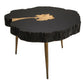 Timber 28 Black And Brass Coffee Table by TOV Oc18167