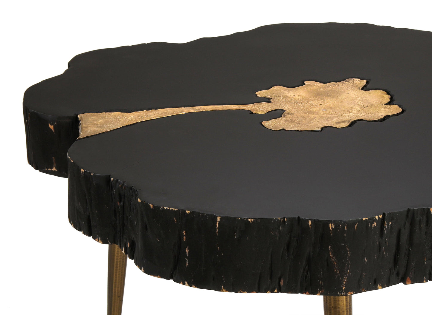Timber 28 Black And Brass Coffee Table by TOV Oc18167