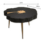 Timber 28 Black And Brass Coffee Table by TOV Oc18167