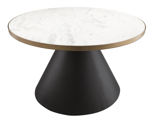 Richard 27 Marble Round Coffee Table by TOV Oc18194