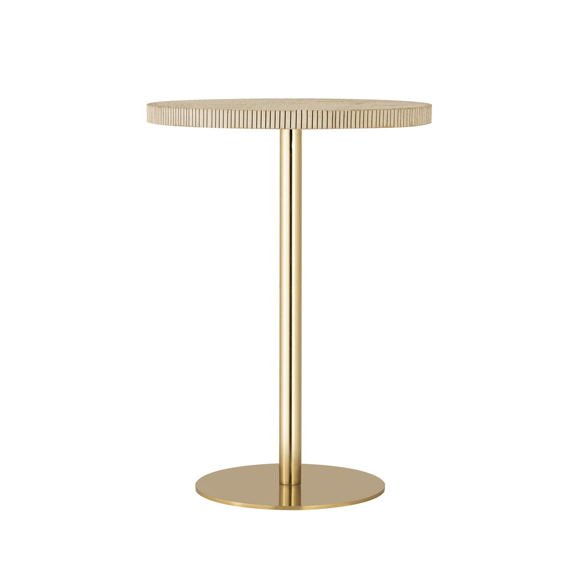 Fiona Gold Stone Side Table by TOV Furniture – photo 3 of 6
