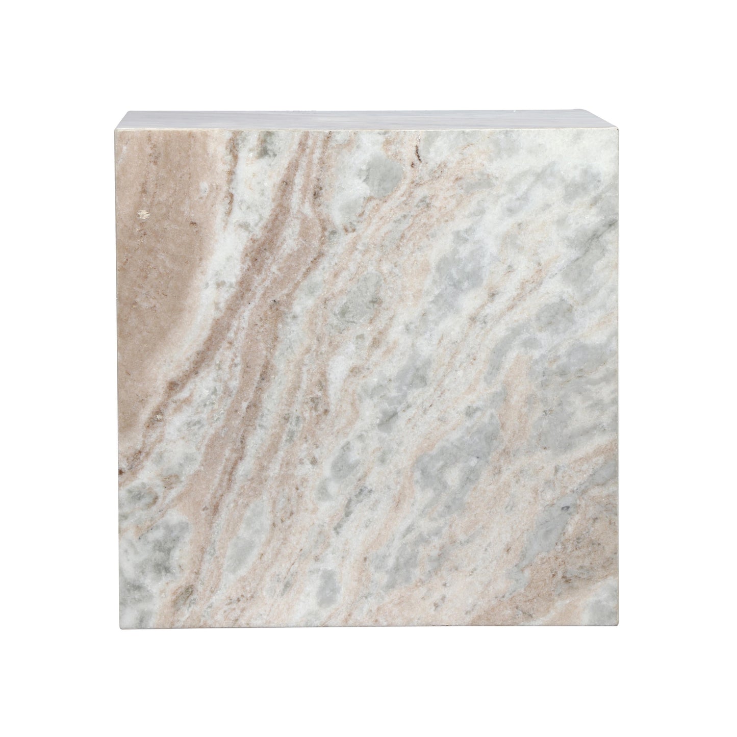 Keira Marble Side Table Natural Marble by Tov Furniture
