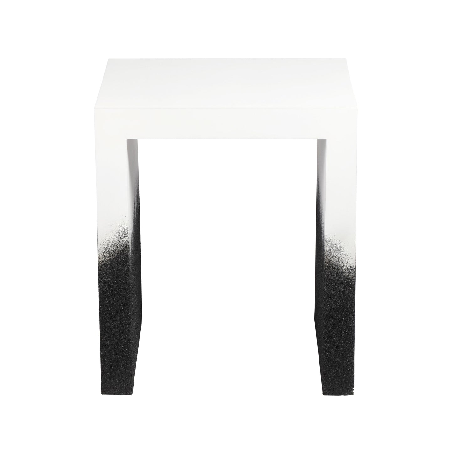 Matra Black and White End Table Black and White by Tov Furniture