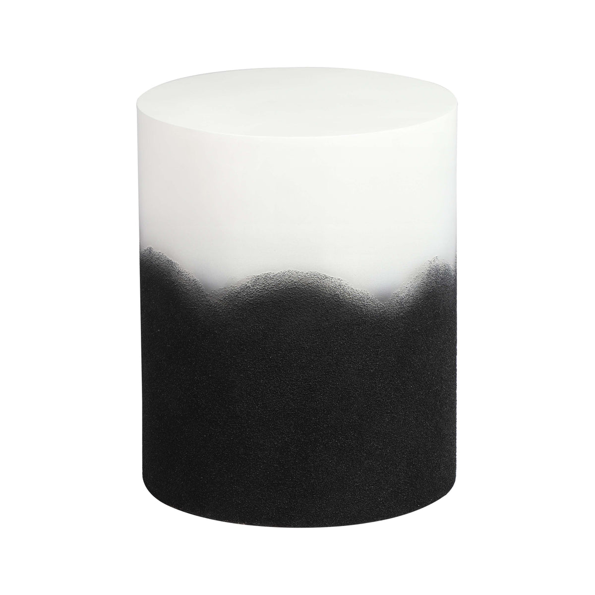 Matra Black and White Side Table by TOV Furniture – photo 3 of 6