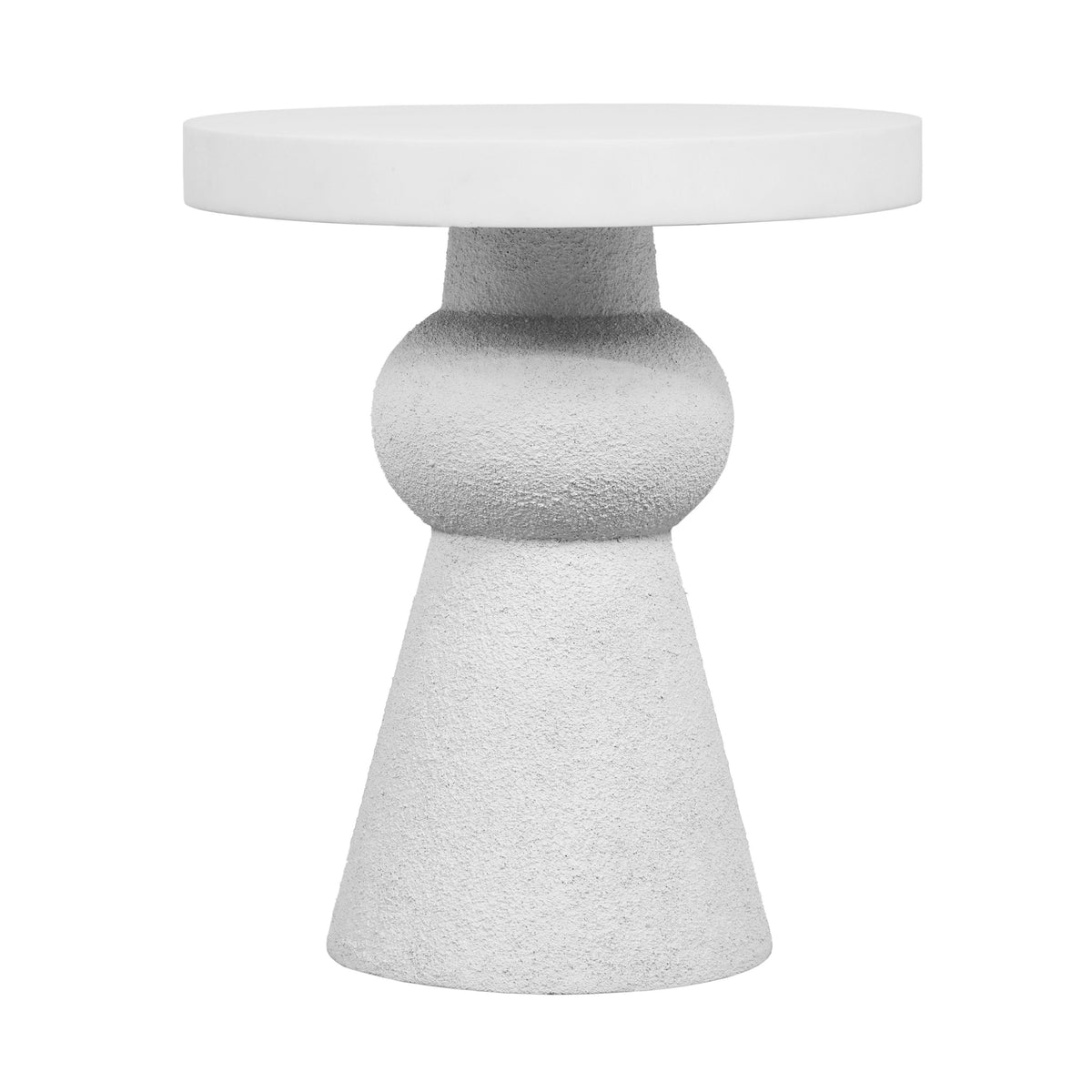 Lupita White Side Table by TOV Furniture – photo 1 of 6