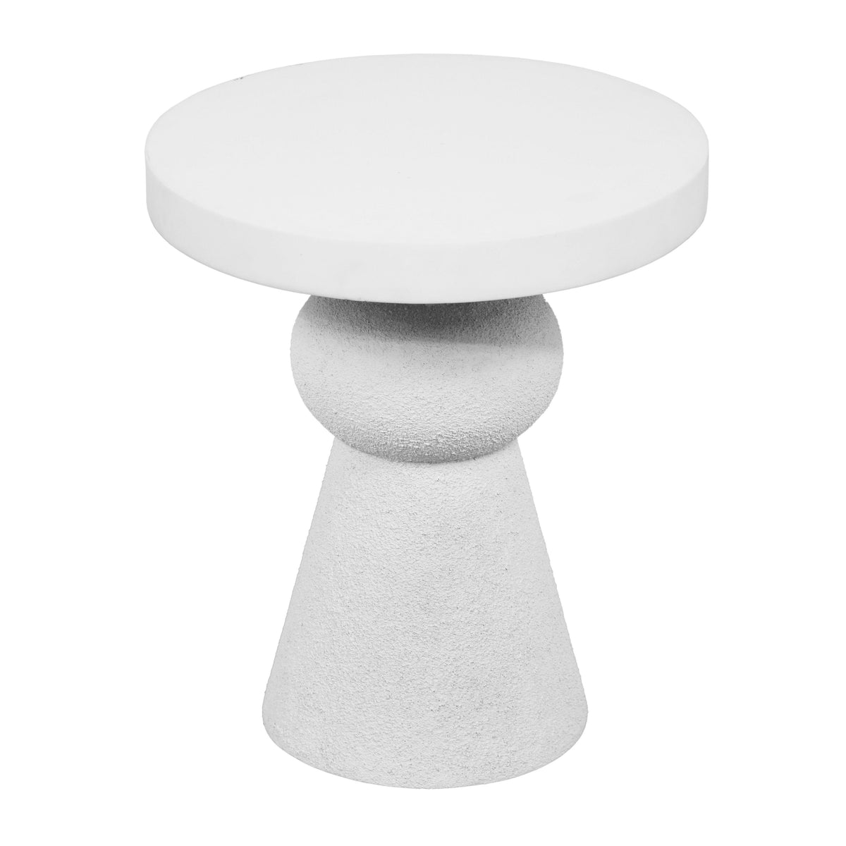 Lupita White Side Table by TOV Furniture – photo 3 of 6