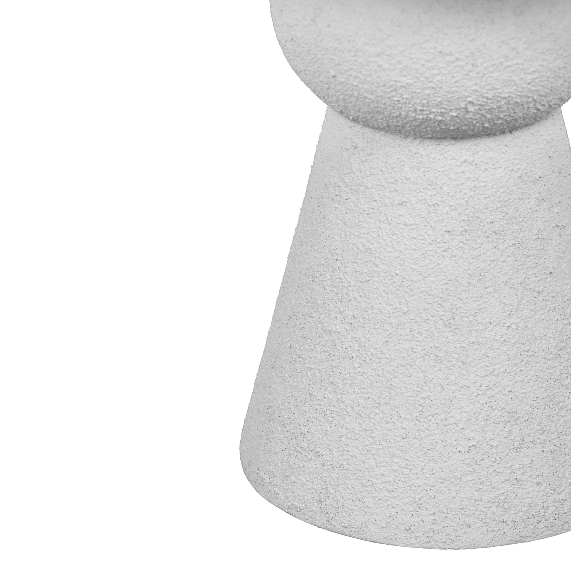 Lupita White Side Table by TOV Oc18431