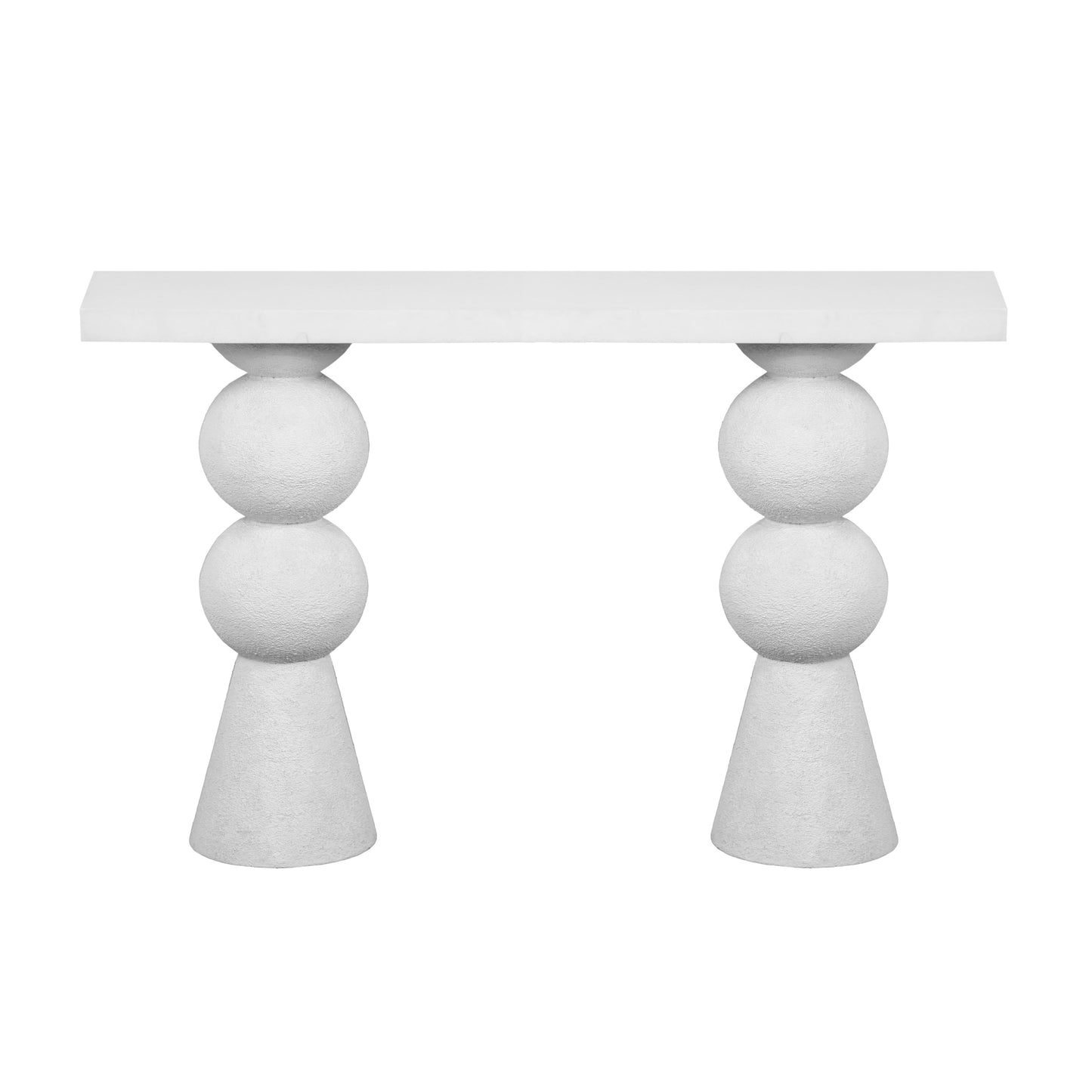 Lupita 53 White Console Table by TOV Oc18433