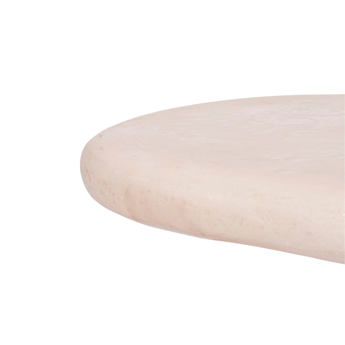 Athen 57" Nude Faux Stone Coffee Table by TOV Furniture – photo 6 of 8