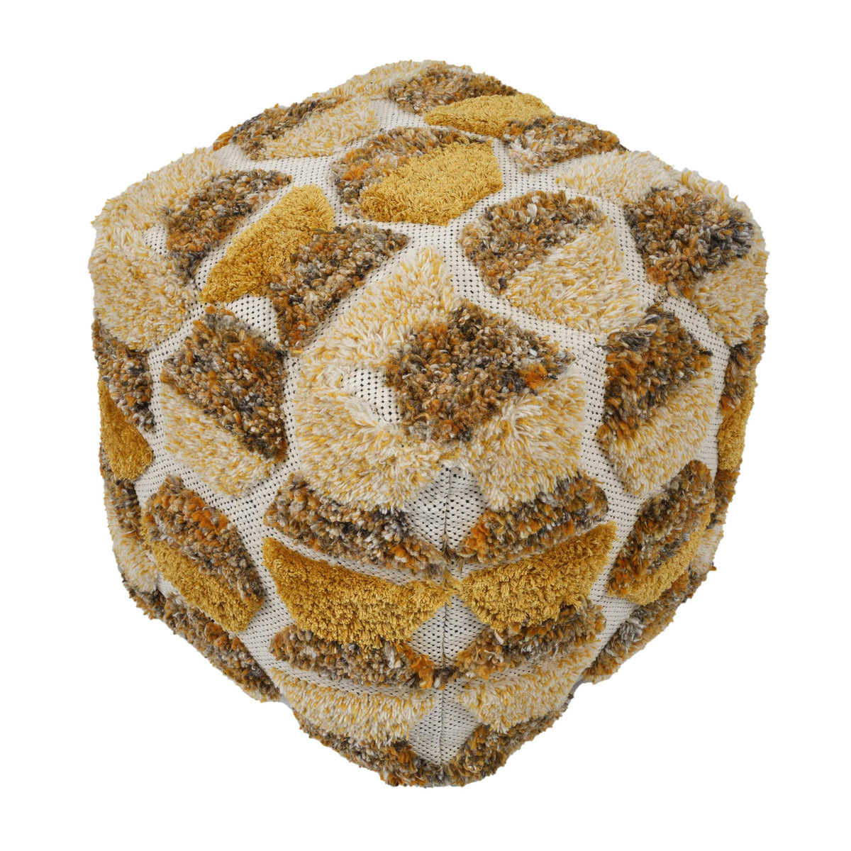 Sawyer Natural Tones Tufted Pouf by TOV Furniture – photo 1 of 5