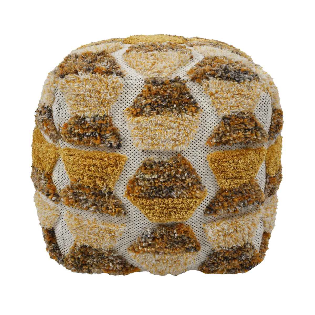 Sawyer Natural Tones Tufted Pouf by TOV Furniture – photo 3 of 5