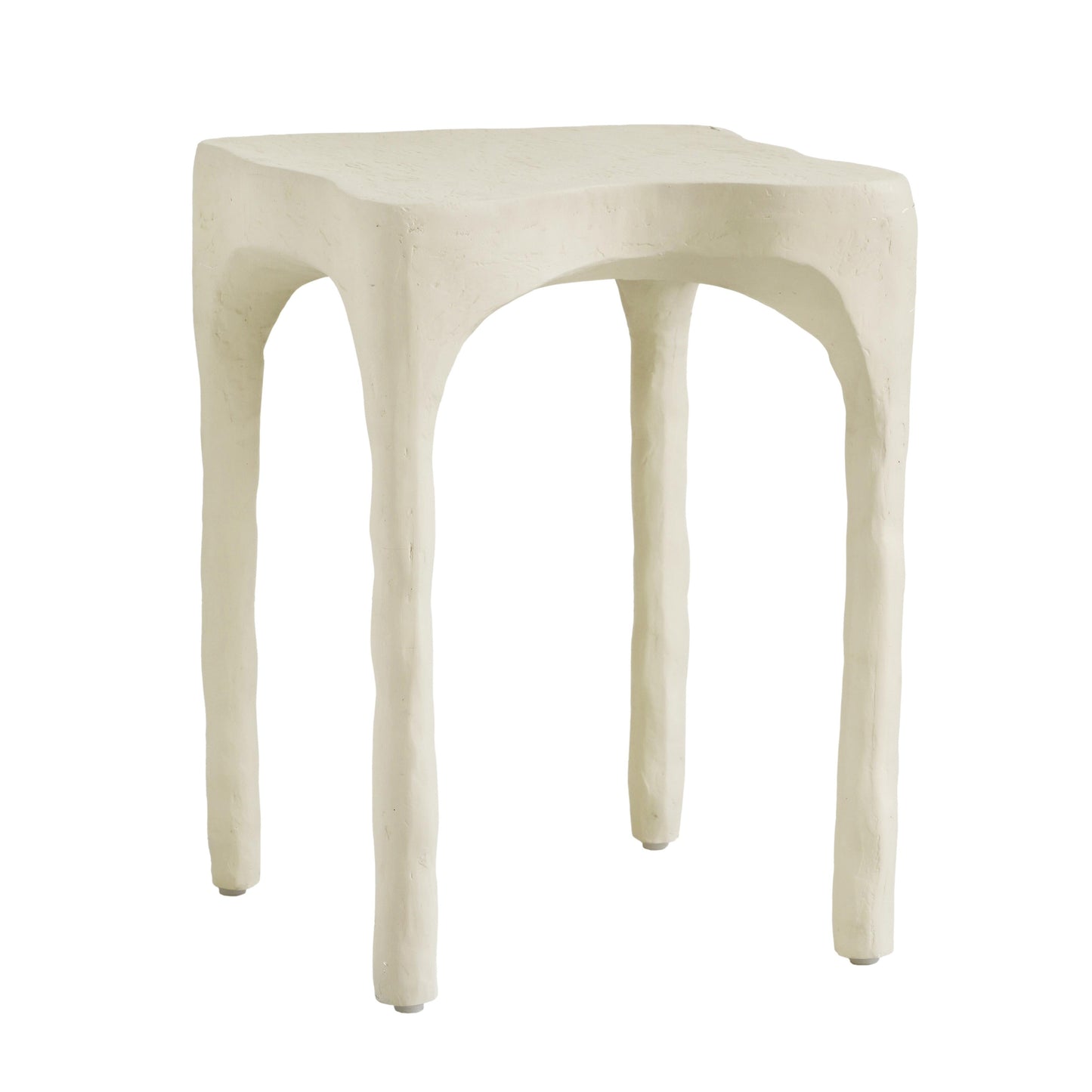 Skully Cream Textured Side Table Cream by Tov Furniture