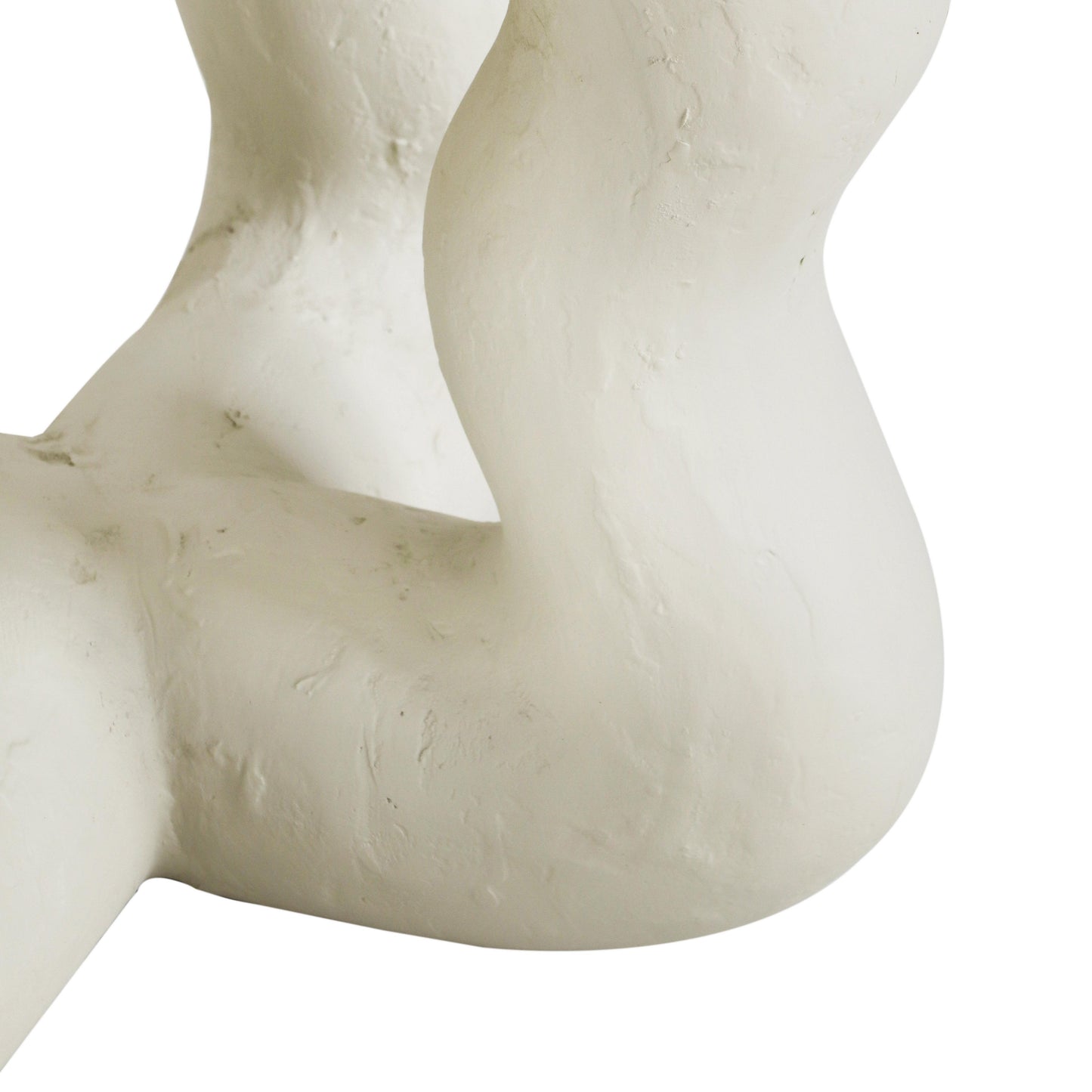 Maddie Cream Textured Side Table Cream by Tov Furniture