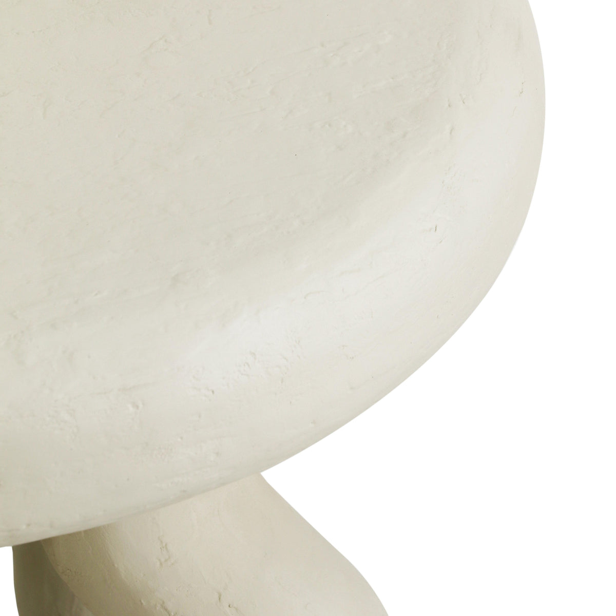 Maddie Cream Textured Side Table by TOV Furniture – photo 5 of 6