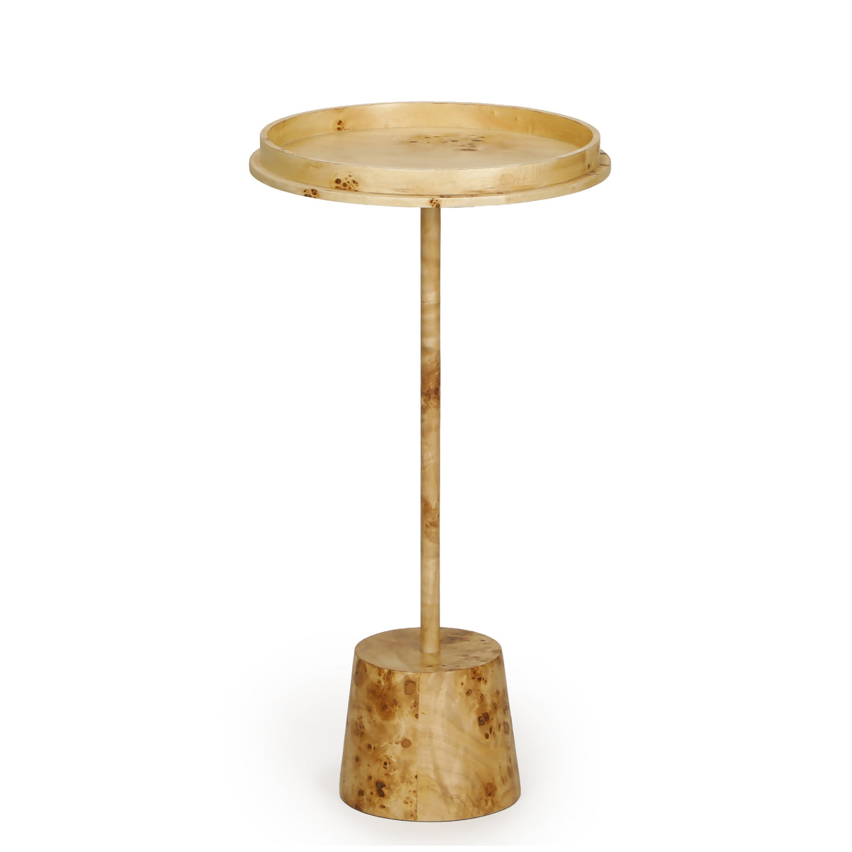 Destin Natural Burl Contract-Grade Side Table by TOV Furniture – photo 4 of 7
