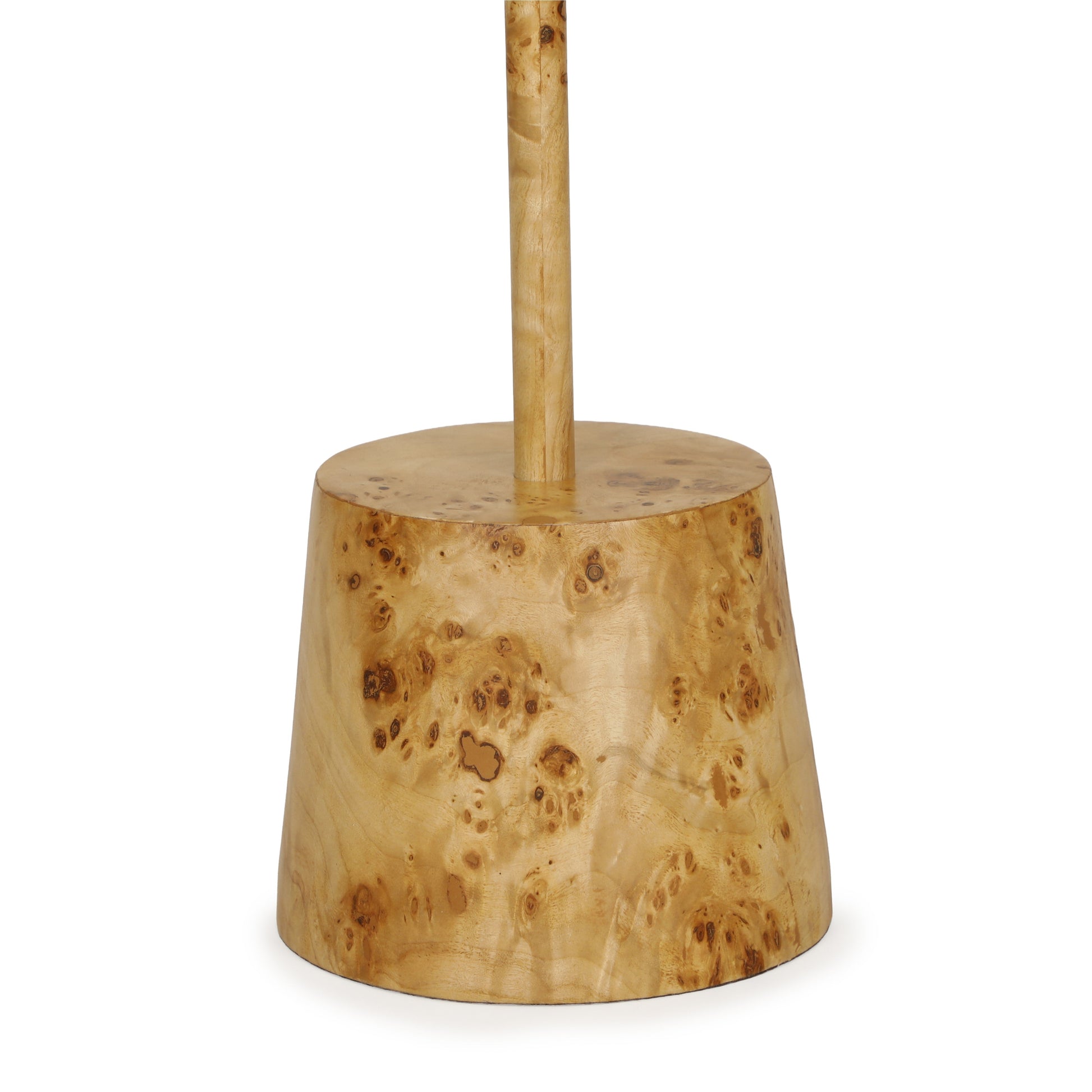 Destin Natural Burl Contract-Grade Side Table Natural by Tov Furniture