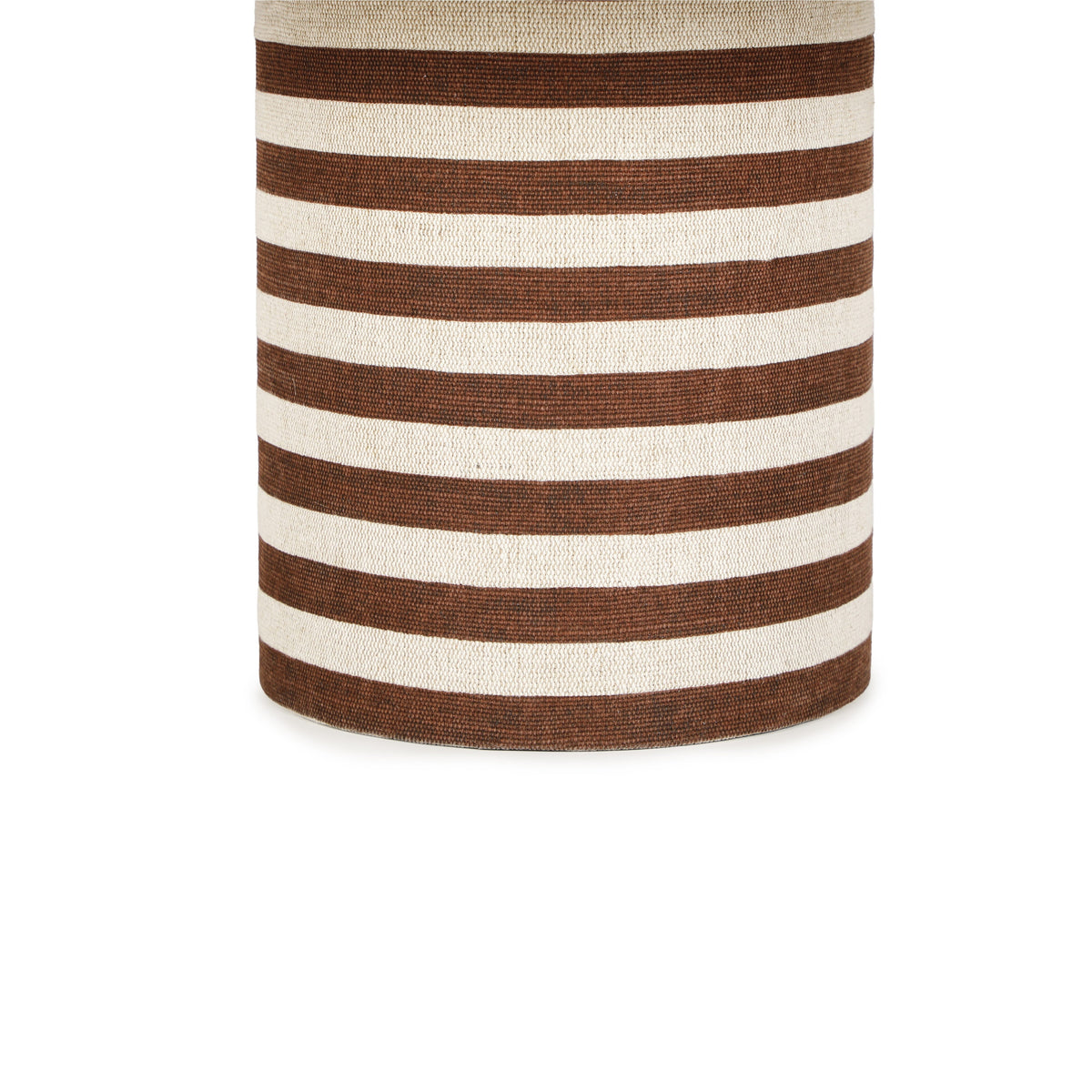 Lyra 30" Natural Striped Cotton Jute Contract-Grade Coffee Table by TOV Furniture – photo 5 of 7
