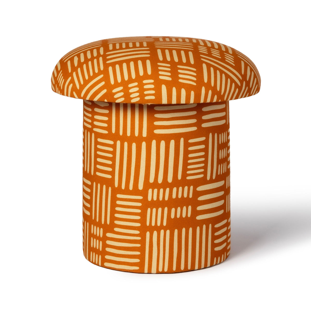 Lucy Mushroom Stool in Rust Orange by TOV Furniture – photo 3 of 6