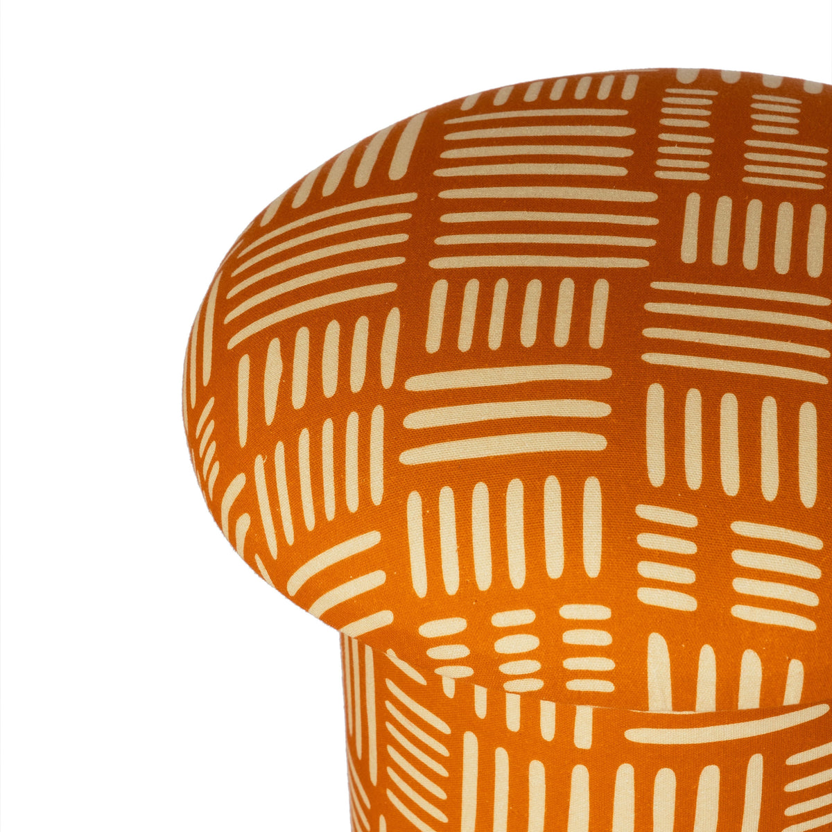 Lucy Mushroom Stool in Rust Orange by TOV Furniture – photo 4 of 6