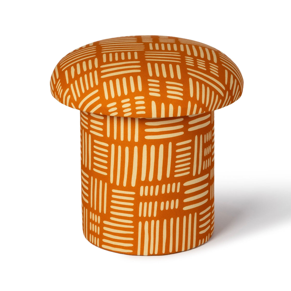 Lucy Mushroom Stool in Rust Orange by TOV Furniture – photo 1 of 6