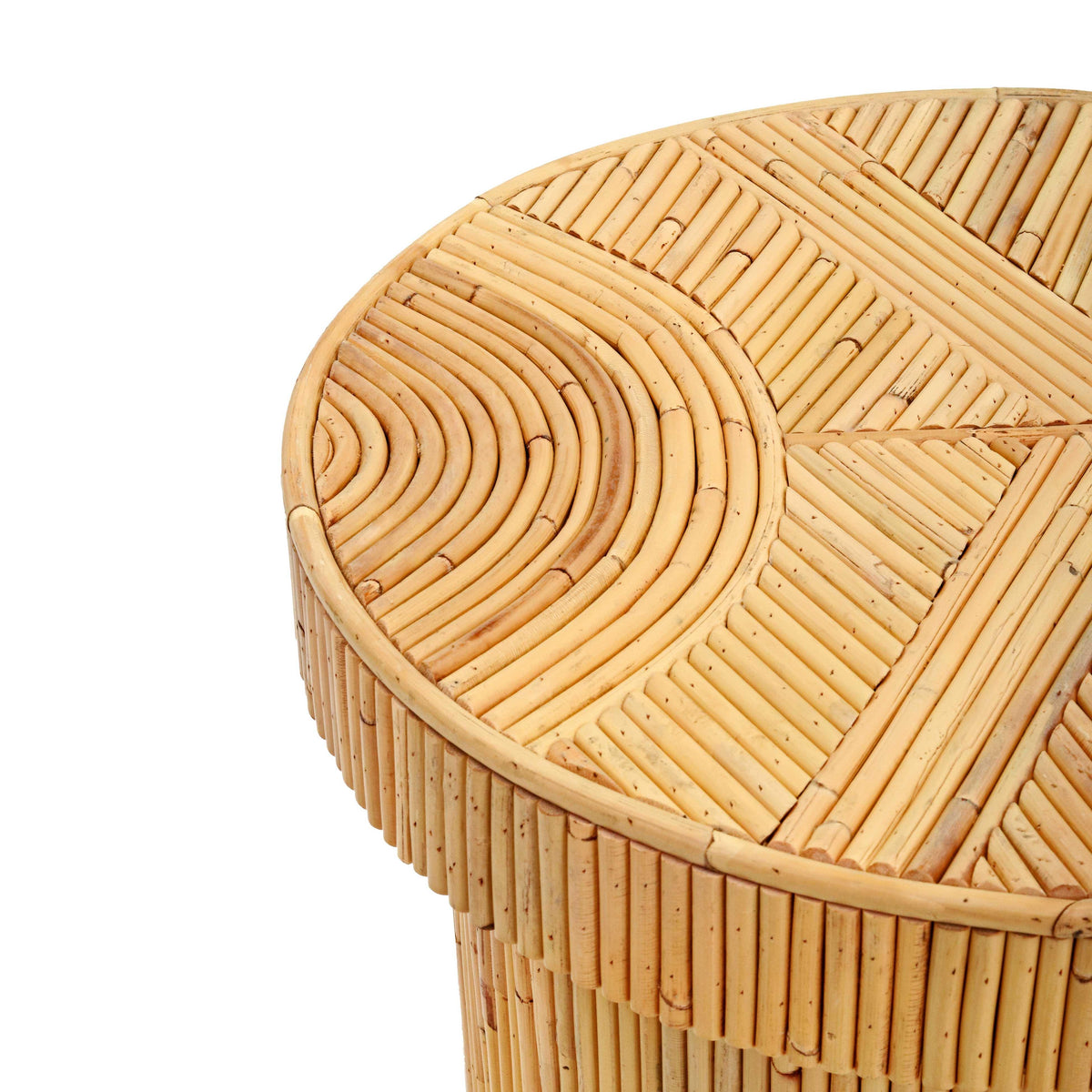 Acadia Rattan Side Table by TOV Furniture – photo 5 of 8