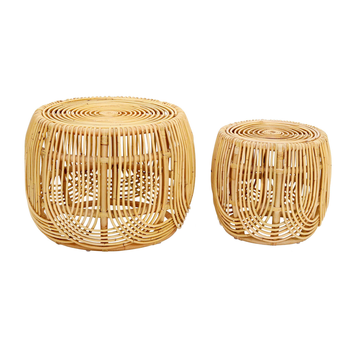 Azrina 2-Piece Rattan Nesting Table Set by TOV Furniture – photo 1 of 6