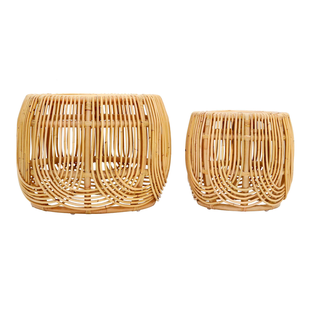 Azrina 2-Piece Rattan Nesting Table Set by TOV Furniture – photo 3 of 6