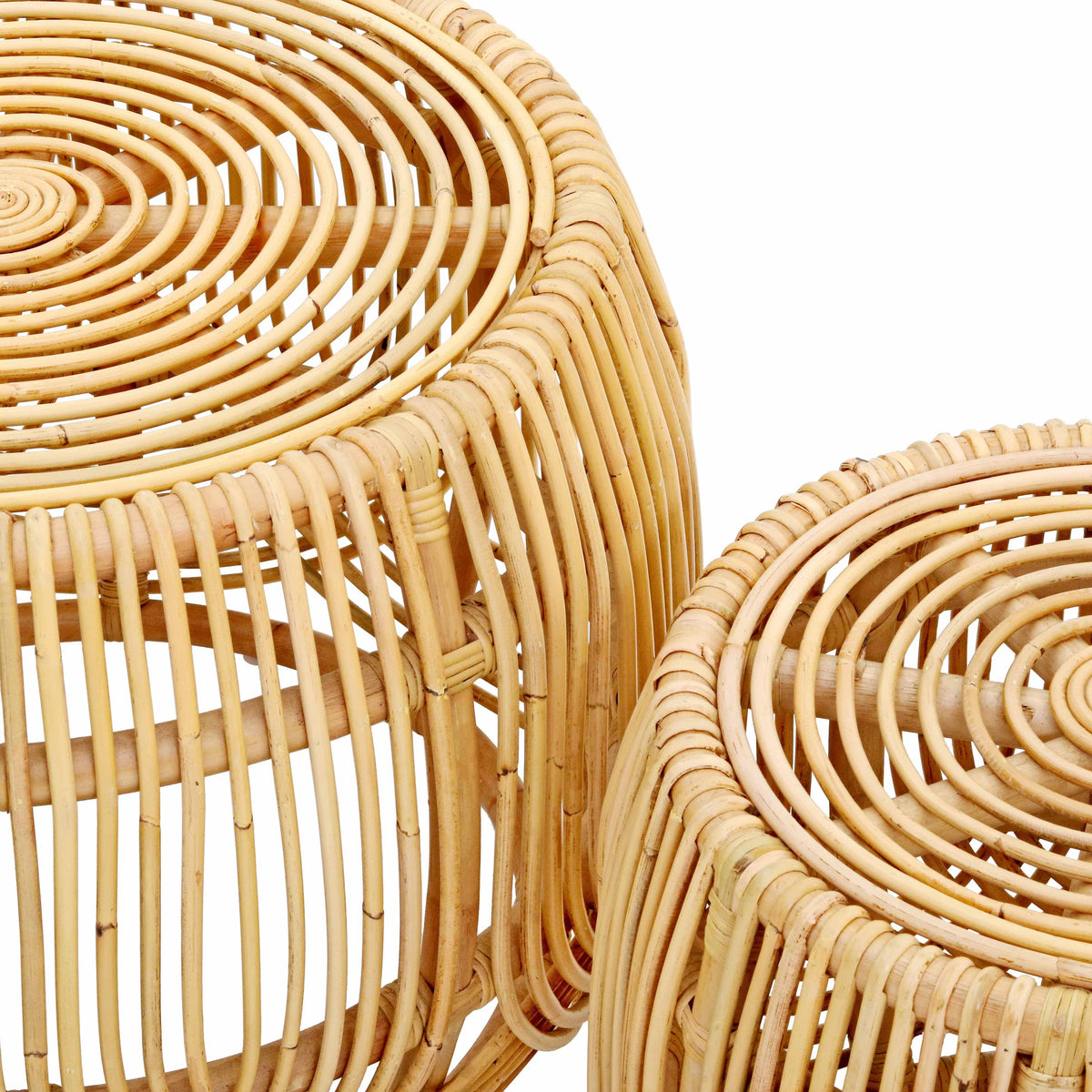 Azrina 2-Piece Rattan Nesting Table Set by TOV Furniture – photo 4 of 6