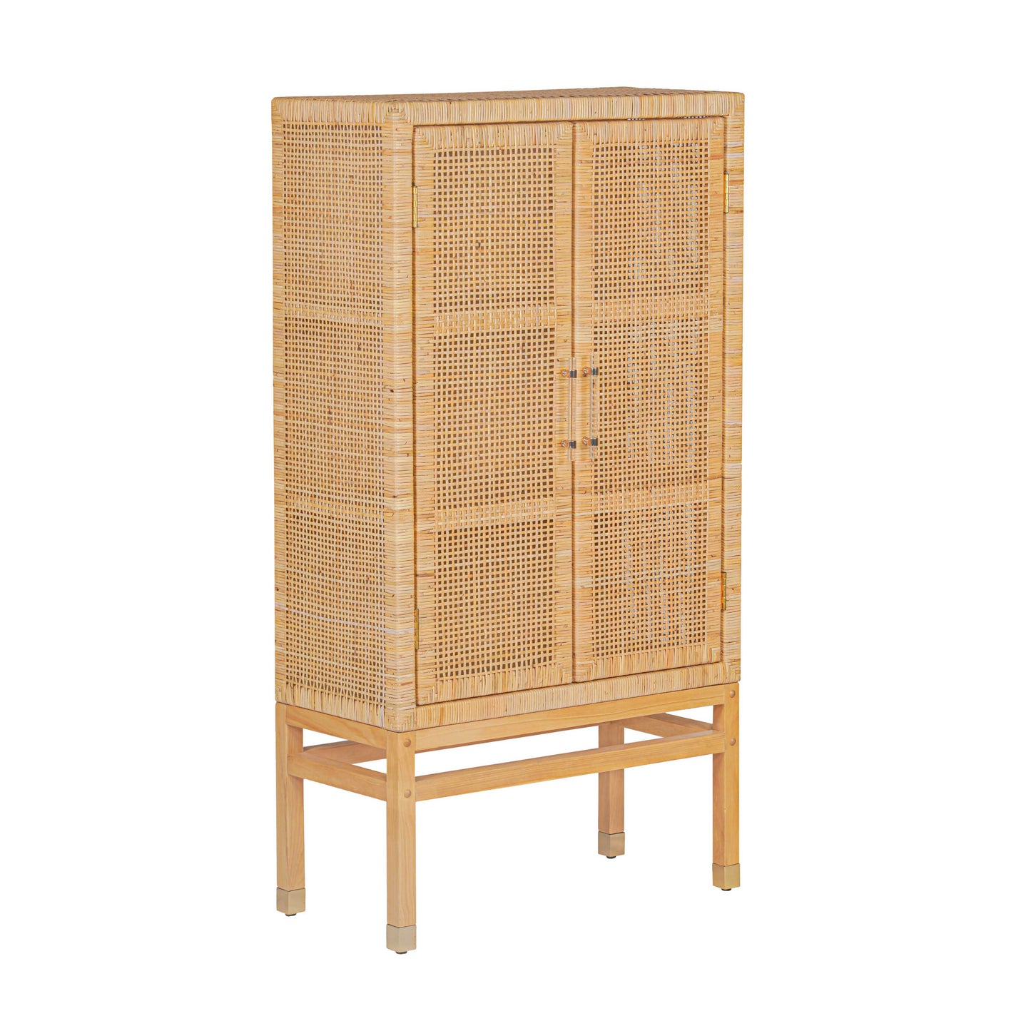 Amara Woven Rattan Cabinet Natural by Tov Furniture