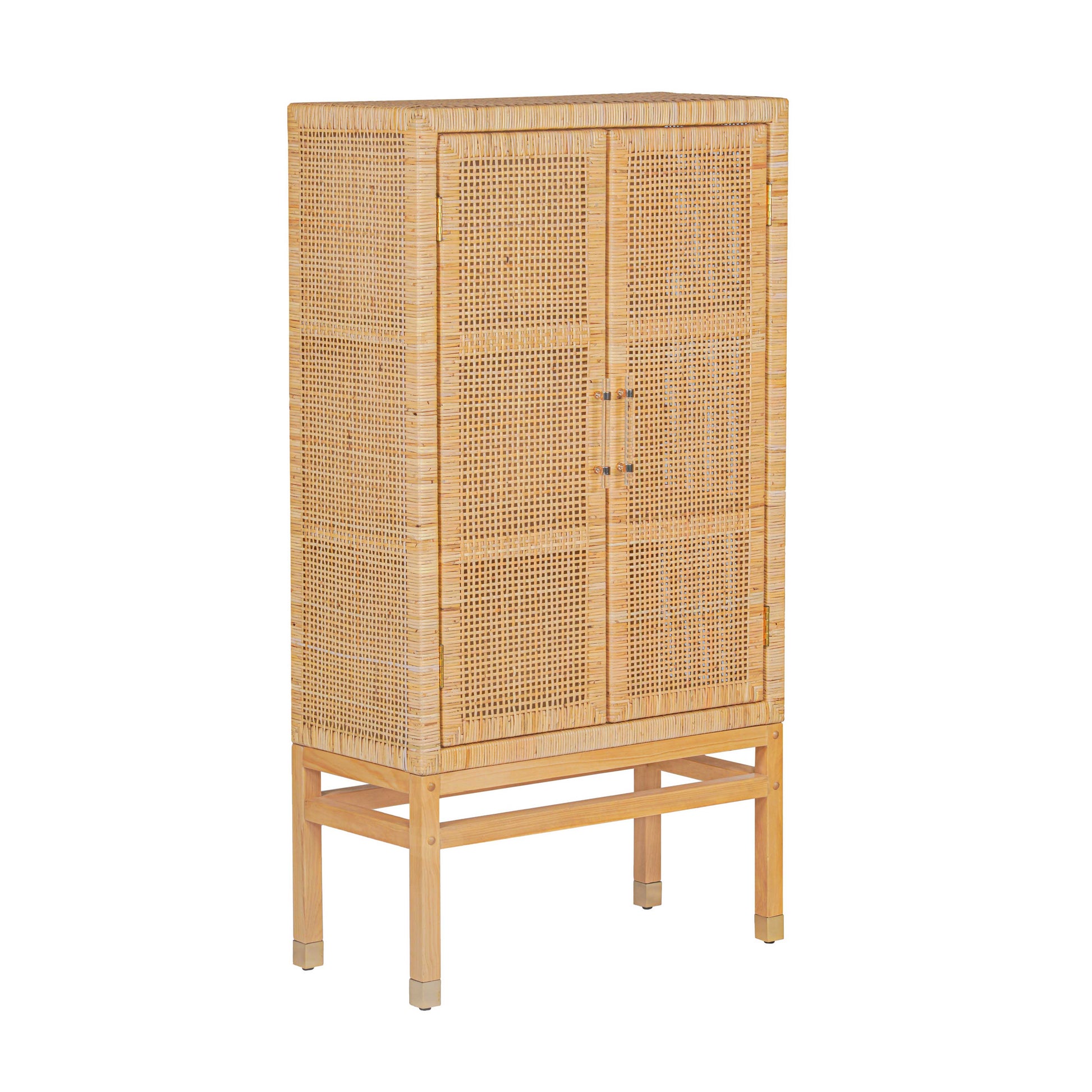 Amara Woven Rattan Cabinet Natural by Tov Furniture