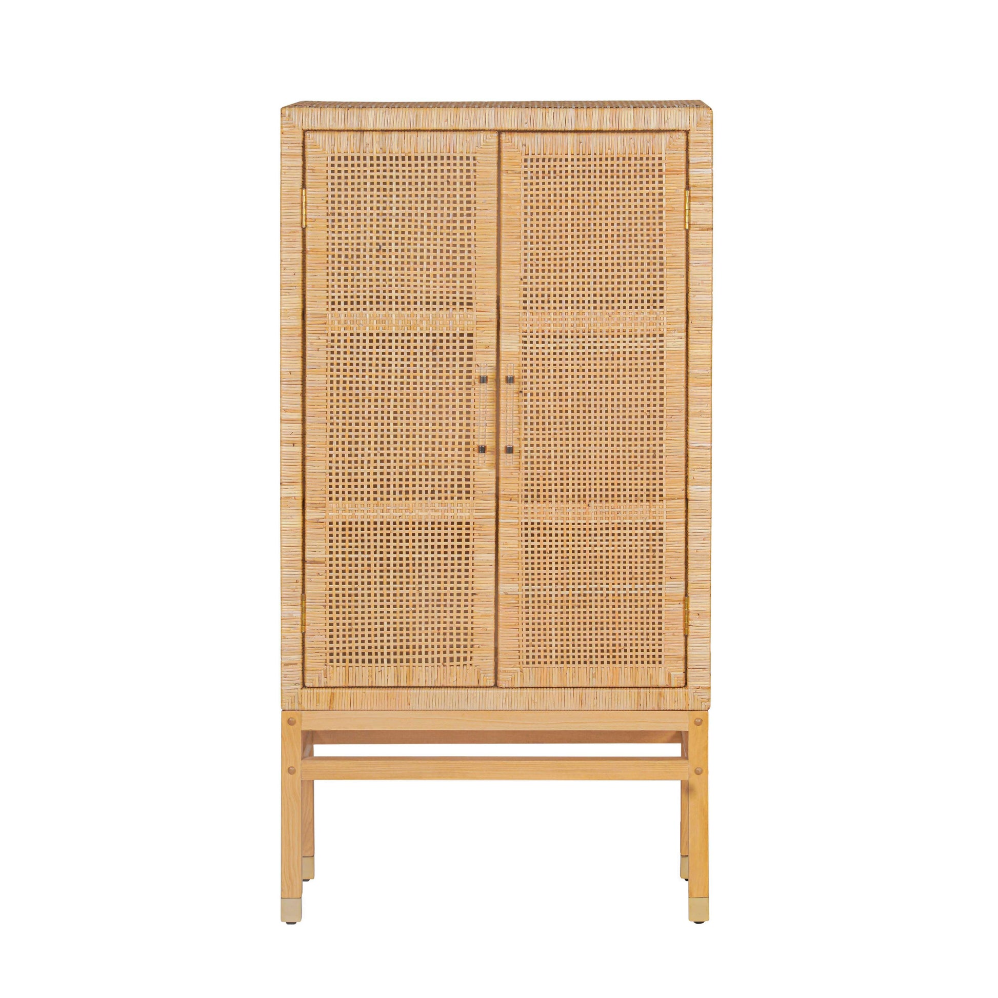 Amara Woven Rattan Cabinet Natural by Tov Furniture