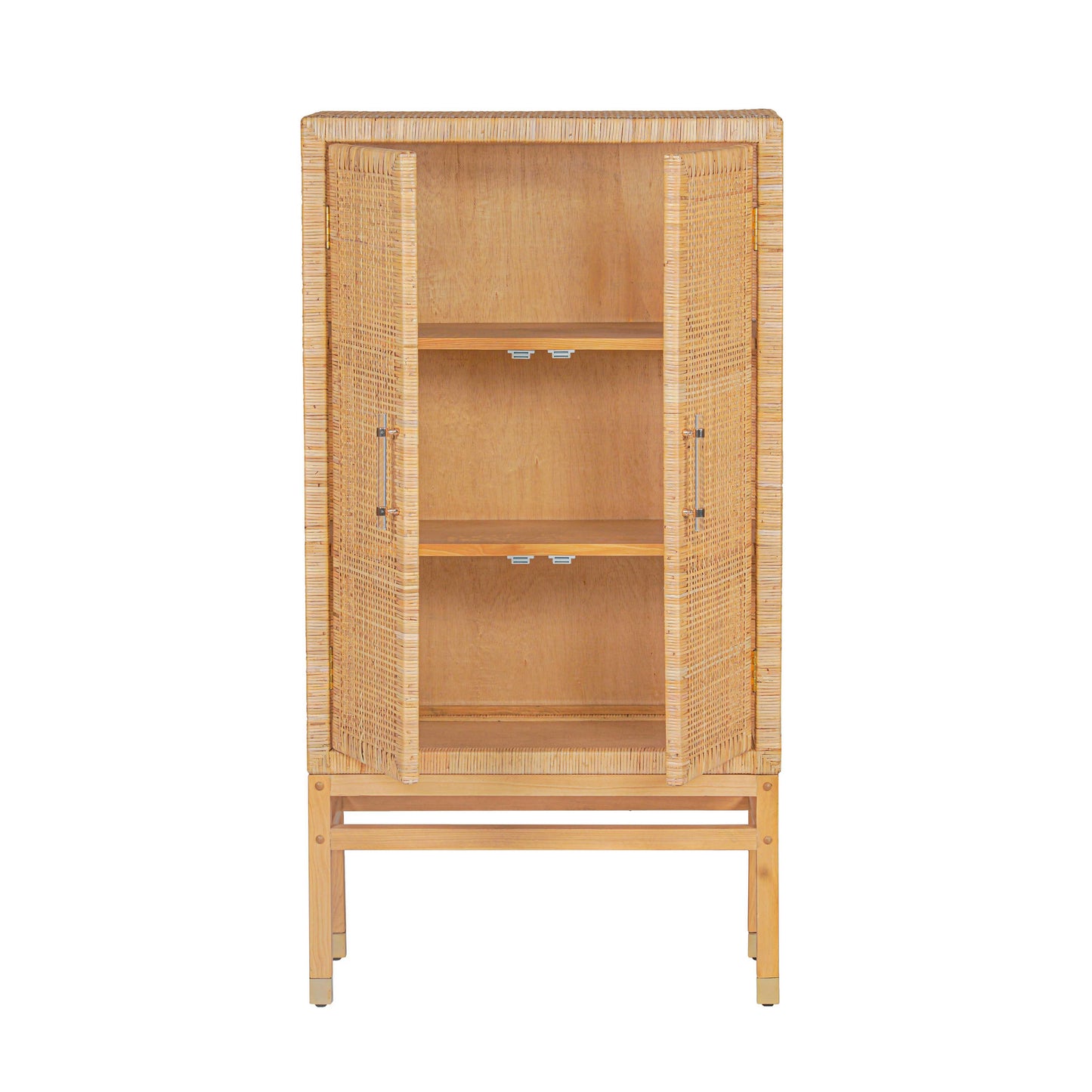 Amara Woven Rattan Cabinet Natural by Tov Furniture