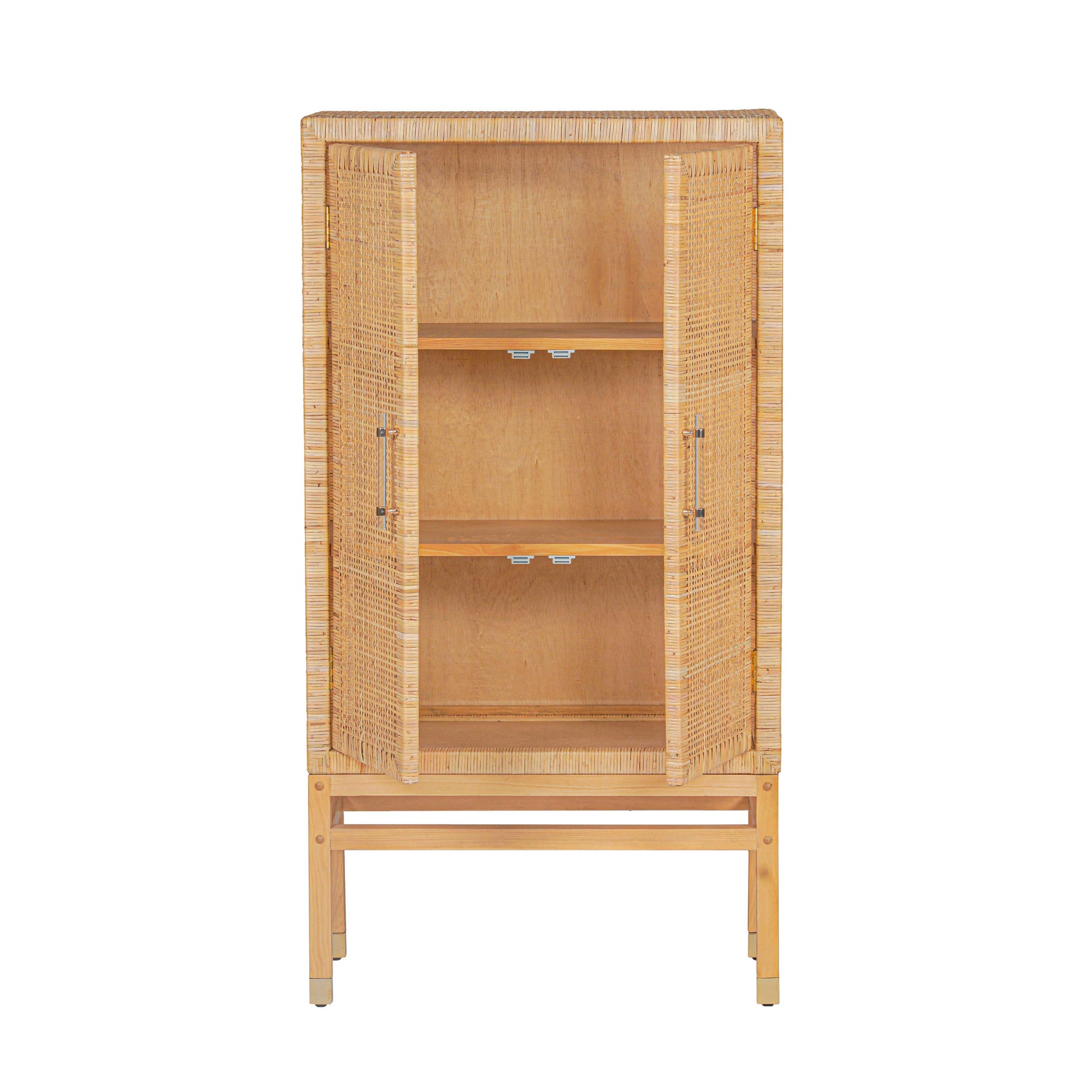 Amara Woven Rattan Cabinet Natural by Tov Furniture