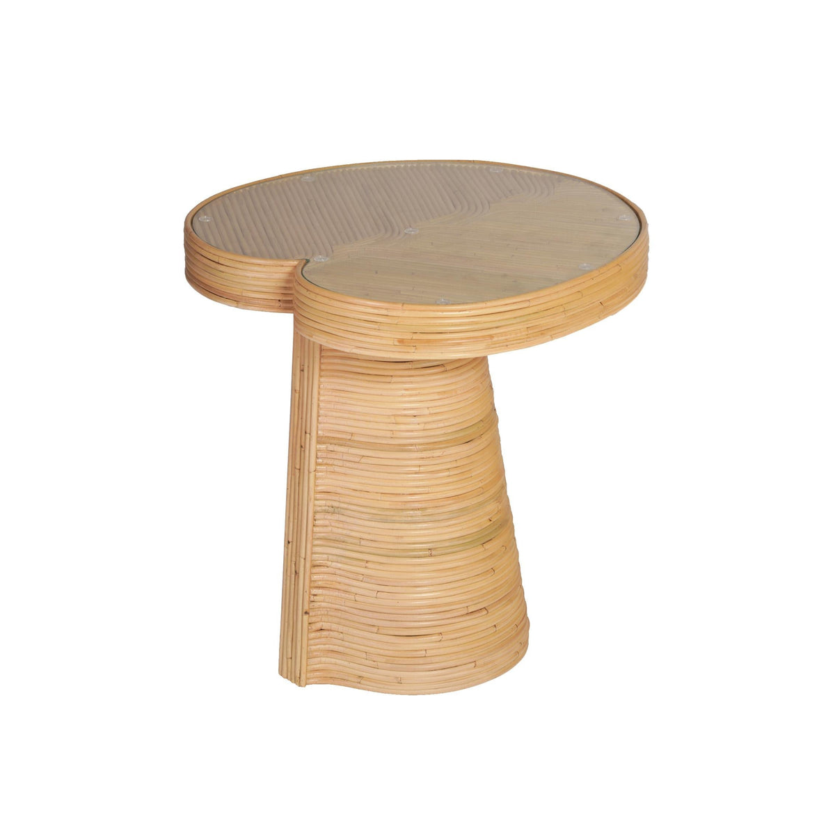 Felicia Lilypad Side Table (18"-22") by TOV Furniture – several sizes shown