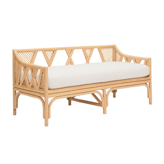 Jayla 54 Natural Rattan Bench by TOV Oc21020
