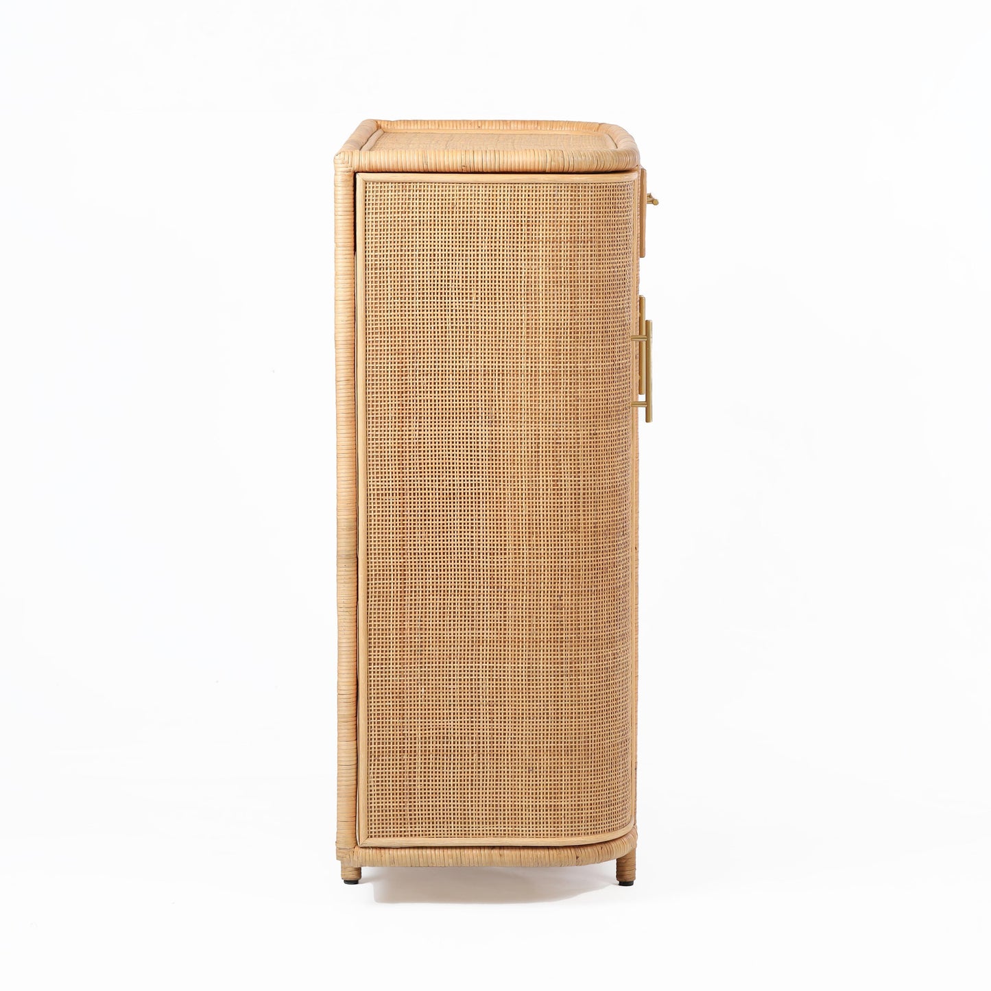 Tarot Natural Rattan Bar Cabinet Natural by Tov Furniture