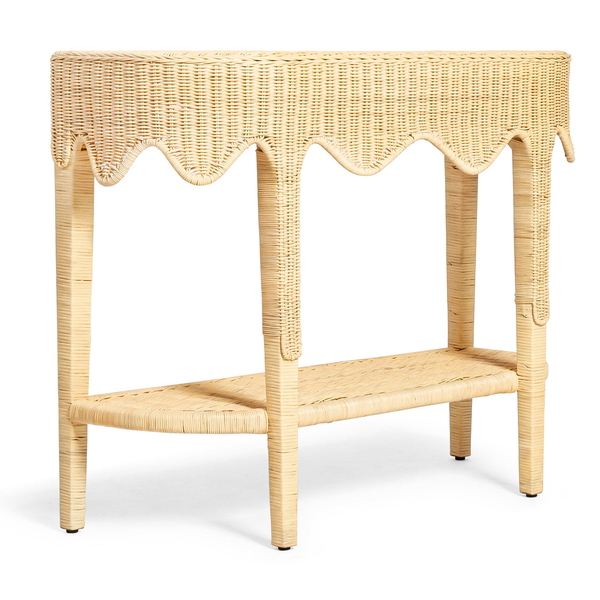 Sally 41" Natural Rattan Console Table by TOV Furniture – photo 3 of 7