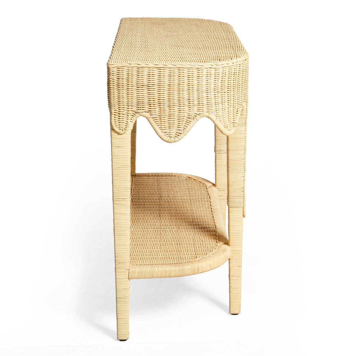 Sally 41" Natural Rattan Console Table by TOV Furniture – photo 4 of 7