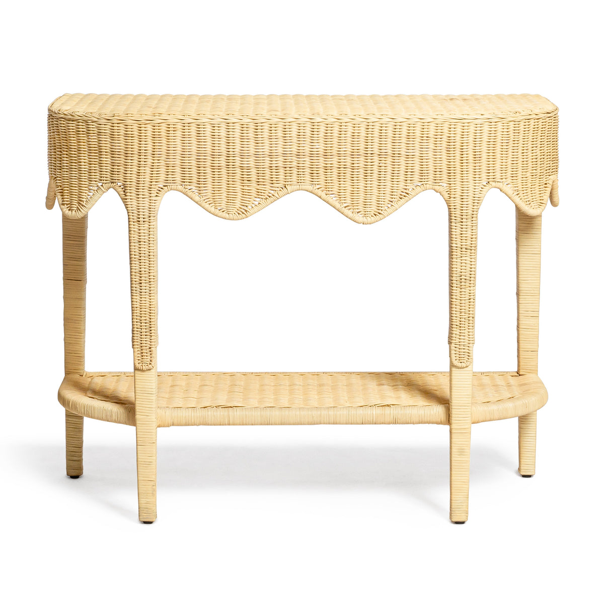 Sally 41" Natural Rattan Console Table by TOV Furniture – photo 1 of 7