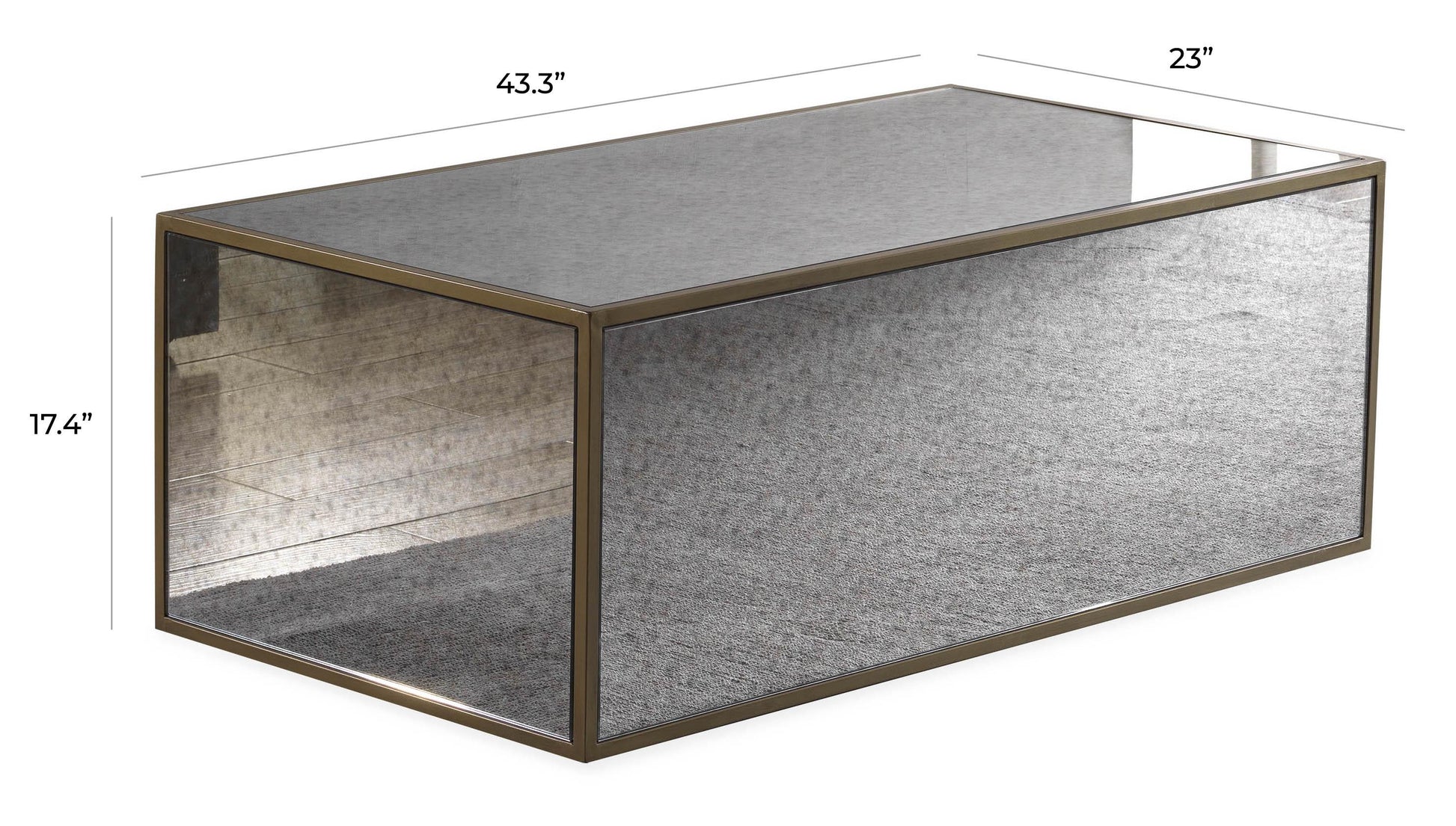 Lana Mirrored Coffee Table 43 48 by TOV Ihoc68256