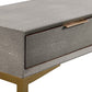 Pesce 59 Shagreen Console Table by TOV Oc44014