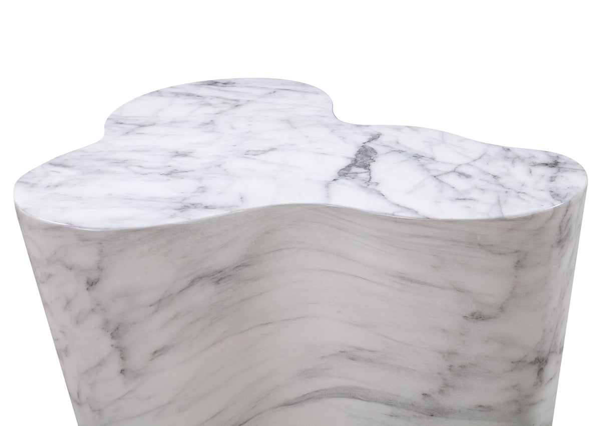 Slab Marble Tall Side Table by TOV Furniture – photo 5 of 7